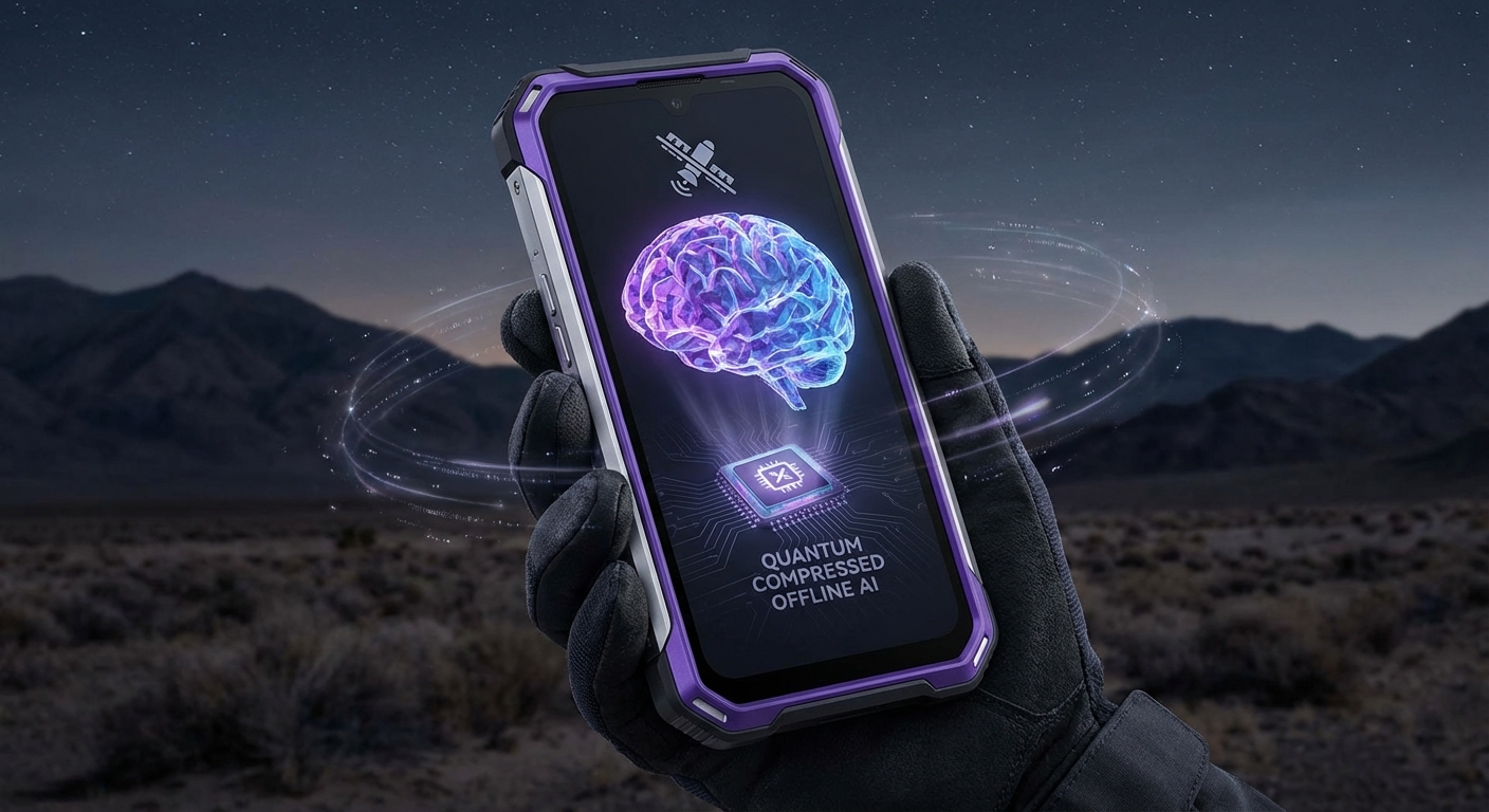 Cover for CompactifAI Compresses Models 95% for Fully Offline Edge AI — Local Intelligence Without Local Memory Is a Brilliant Amnesiac