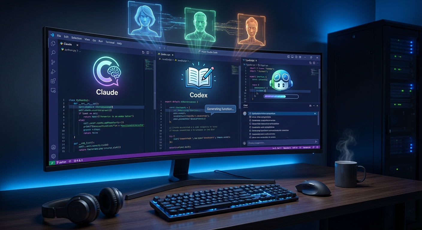Cover for VS Code Becomes the Multi-Agent Hub — Claude, Codex, and Copilot in One IDE, Zero Shared Memory