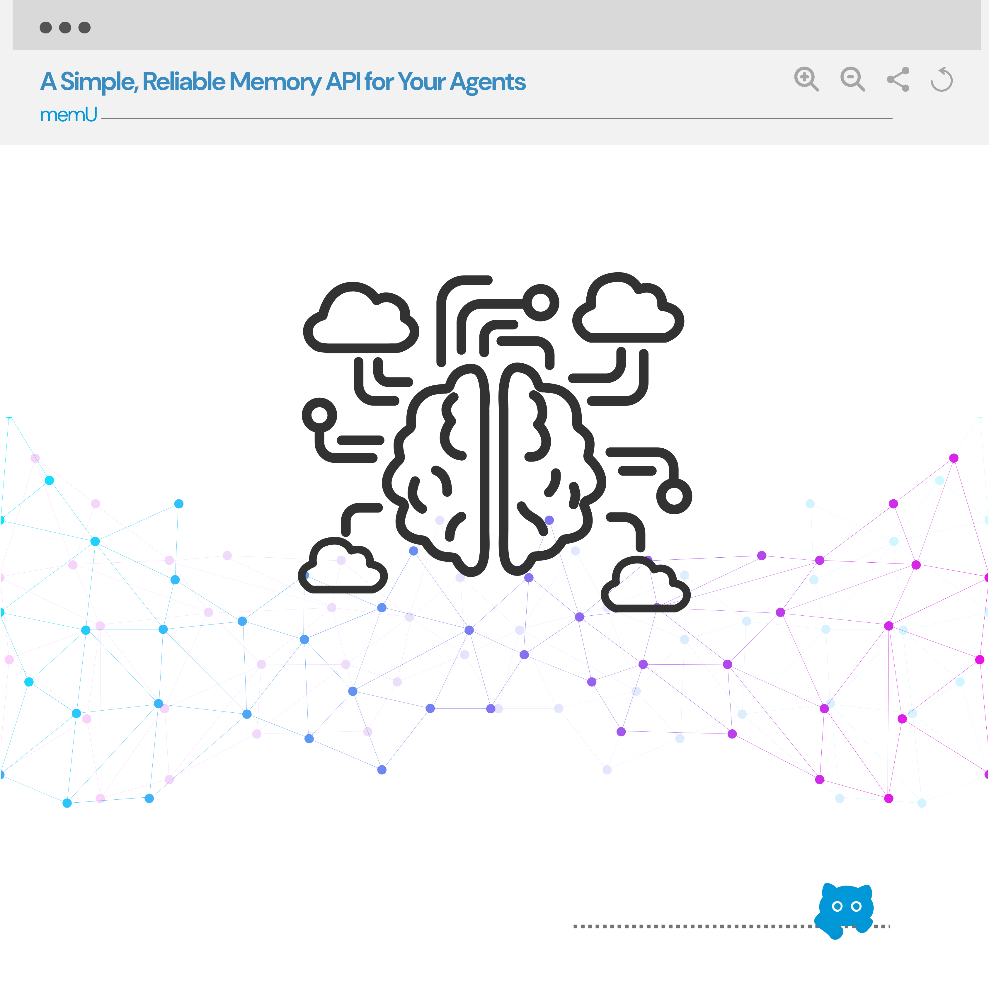 Memory API landing illustration