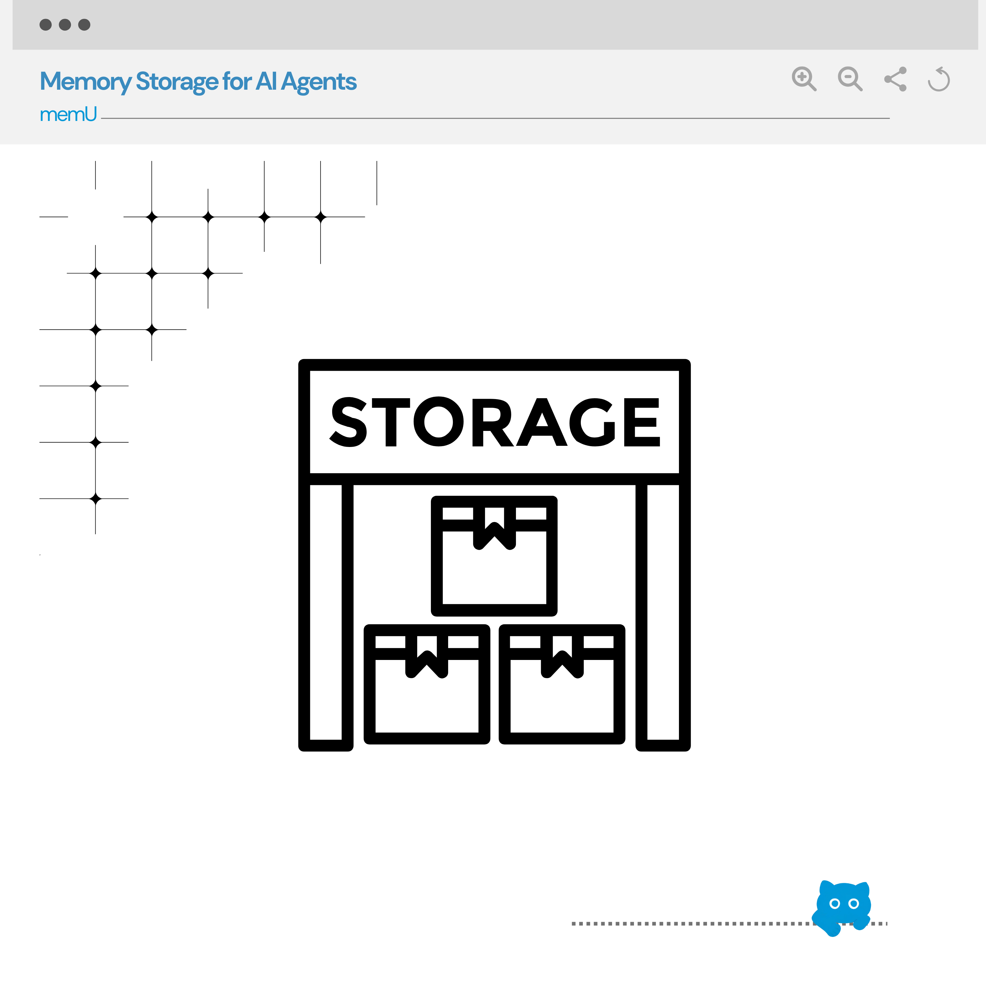 Memory storage for AI agents
