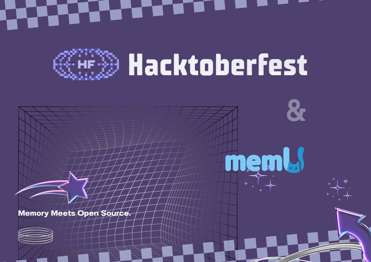Cover for MemU Joins Hacktoberfest 2025 🎉