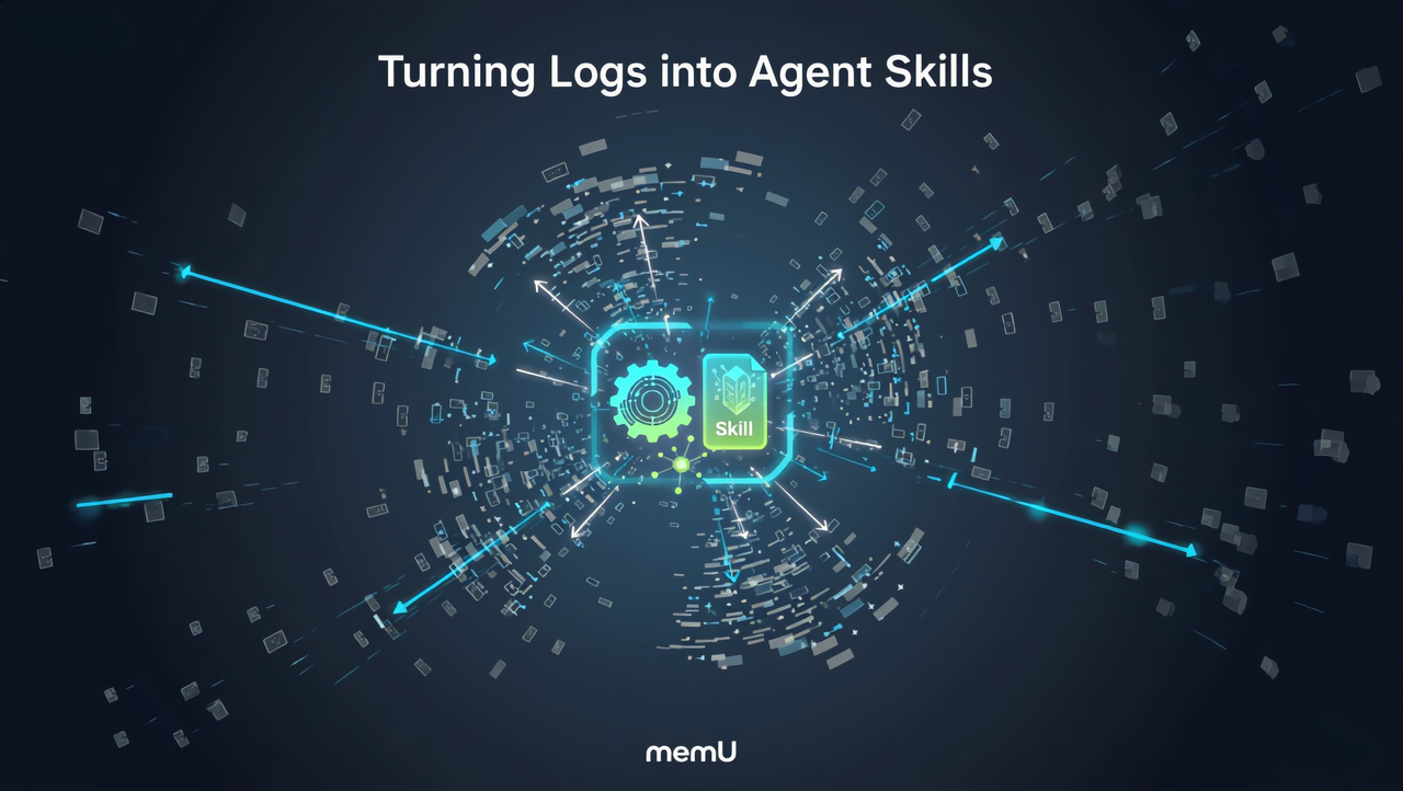Cover for Turning Logs into Agent Memory & Skills